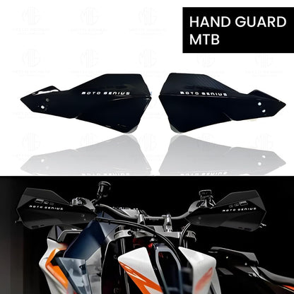 MOTO GENIUS Universal Bicycle Handguards | Premium Protection for All Bike Models, Perfect for Mountain, Road, and Commuter Bikes ()