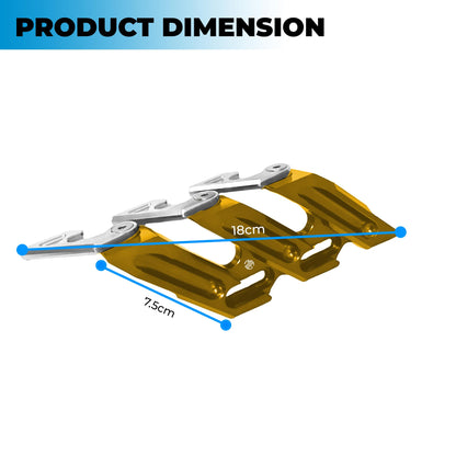 Universal  Shocker Protector for Motorbikes | Front Fork Fender Guard | Anti-Fall Slider Protection | Durable & Easy Fit