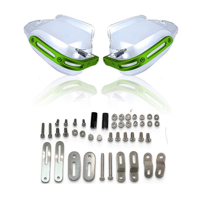 MOTO GENIUS Universal Motorcycle Handuards | Bike Wind Deflector Protectors for Handlebar Hand Safety, Fits Most Motorcycles