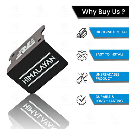 MOTO GENIUS Stainless Steel Front Disc Brake Fluid Reservoir Oil Cap for RE Himalayan BS3/BS4/BS6/Scram Motorbike | Replacement for Enhanced Durability and Performance