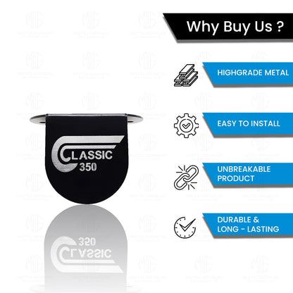 MOTO GENIUS Stainless Steel Front Disc Brake Fluid Reservoir Oil Cap for Reborn Classic 350 bike. Replacement for Enhanced Durability and Performance (Pack of 1)