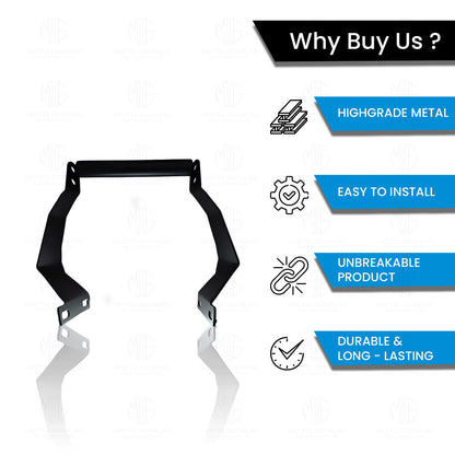 MOTO GENIUS Motorcycle Smartphone GPS Mount for RE Himalayan BS3/BS4/BS6/Scram Motorbike Mobile Phone Holder GPS Frame Mount (Pack of 1)
