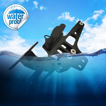 MOTO GENIUS CNC Adjustable LED Tail Tidy with Number Plate Holder with LED Universal for All Bikes ()