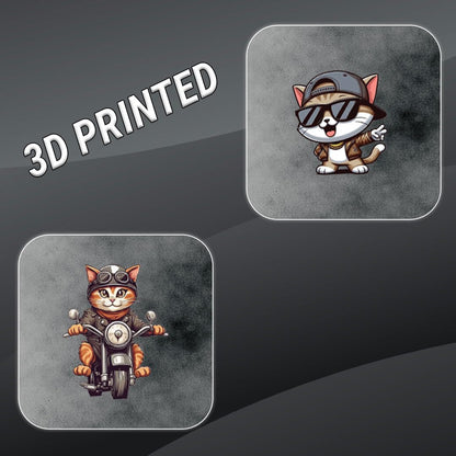 animal bike car laptop helmet 3d vinyl sticker waterproof decal for laptop bike car helmet