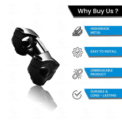 MOTO GENIUS High Performance Aluminum Handlebar Fitting Plates for KTM Motorcycles | Durable and Perfectly Engineered for Optimal Handling (1PC)