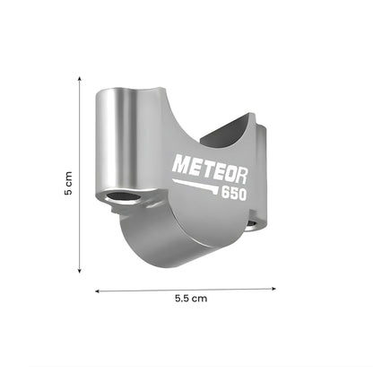 MOTO GENIUS Adjustable Handle Riser for RE Super Meteor 650 Motorbike | Enhances Comfort and Control | Height Riser Clamp Compatible with RE Super Meteor