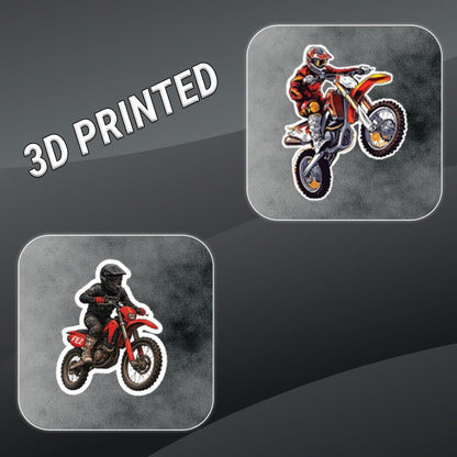 Racing Bike 3D Vinyl Stickers | Waterproof, Fade-Proof, Self-Adhesive Decals for Helmet, Bike, Car, Laptop & Mobile | Sports Bike Graphic Stickers (BIKE3-9PC)
