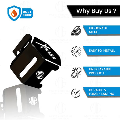 MOTO GENIUS Rear Brake Oil Container Guard for Xpulse Motorbike | Durable Protection and Stylish Design for Motorcycles ()