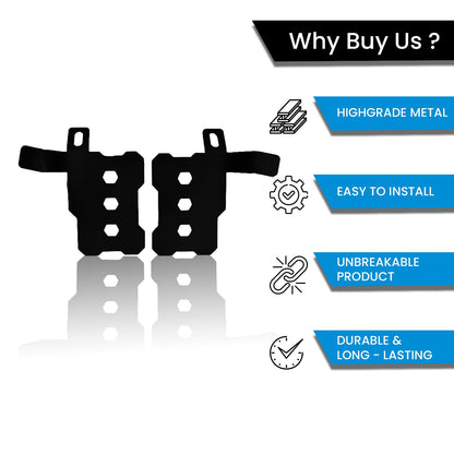 MOTO GENIUS Foot Rest for R15 V4 |Adjustable Motorcycle Foot Pegs |Durable and Comfortable Foot Pegs for Adventure Riding |Easy Installation (Right+Left)