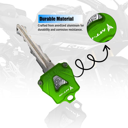 CNC Aluminum Key Shell Case Cover for MT15 Motorbike | Premium Protection with Stylish Finish
