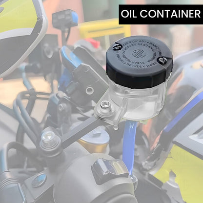 Moto GENIUSUniversal Motorcycle Front Brake Master Cylinder Oil Reservoir Tank Cup | Durable Replacement for Hydraulic Brake and Clutch Systems
