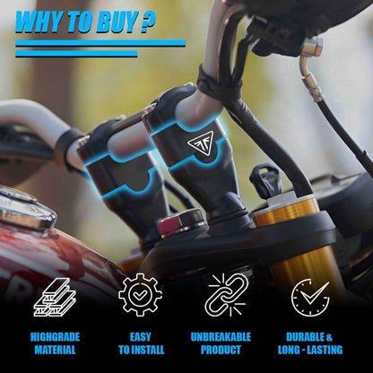 MOTO GENIUS Adjustable Handle Riser for Triumph Motorbike | Height Riser Clamp for Better Comfort & Control | Compatible with Triumph Bikes