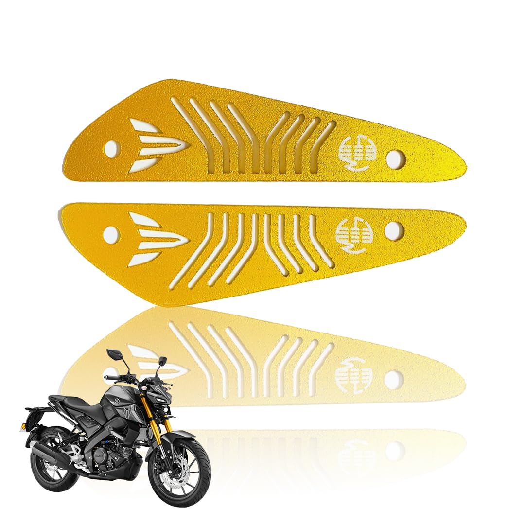 MOTO GENIUS Aluminum Air Intake Filter Cover Dust Protection for Yamaha MT 15 | Bike Air Filter Cover