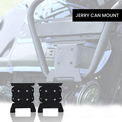 MOTO GENIUS Himalayan Jerry Can Mount | Heavy Duty Mounting Bracket for Jerry Cans |Rugged Design for Adventure Riding (Pack of 2) (BS4)