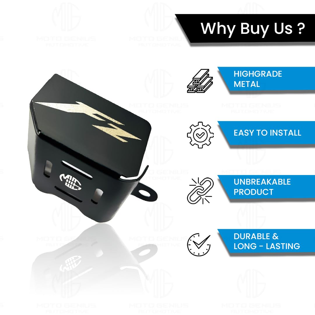 Rear Brake Oil Container Guard for FZ Motorbike | Durable Protection and Stylish Design for Motorcycles