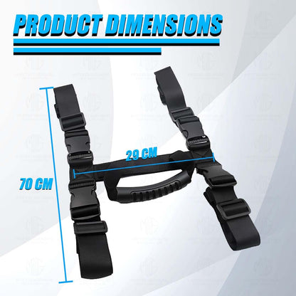 Luggage Box Strap Trunk Side Luggage Tail Box Strap Fabric - Adjustable and Durable for Motorcycle and Bicycle Storage