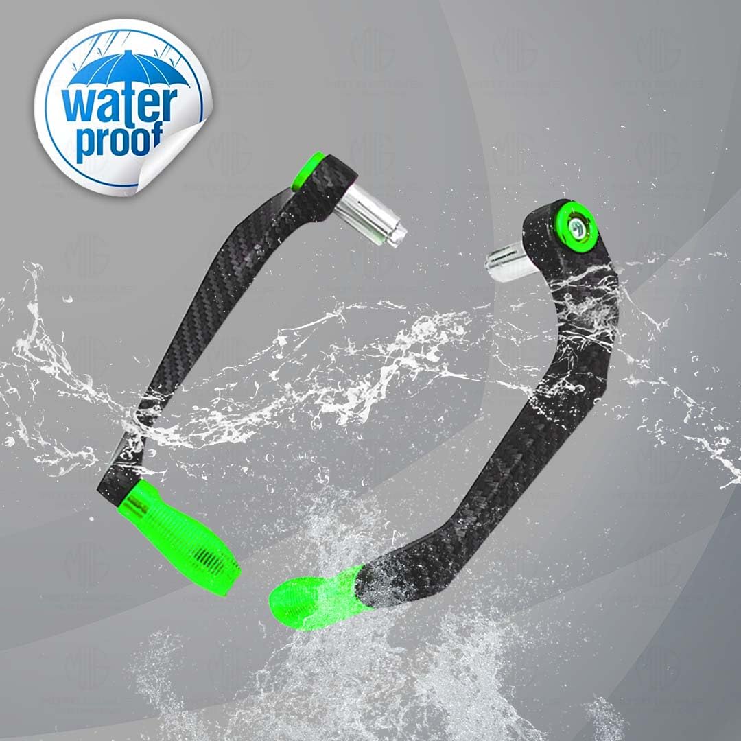 MOTO GENIUS Universal CNC Handlebar Brake Clutch Lever Protector Guard for Motorcycles & Bikes | Durable and Stylish ()