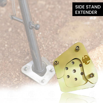 MOTO GENIUS Stainless Steel Side Stand Extender for G310GS Motorbike | Heavy Duty Parking Support and Stability Enhancer