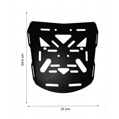 MOTO GENIUS Rear Luggage Rack for RE Himalayan BS3/BS4/BS6/Scram Motorbike | Durable Expedition Luggage Carrier | Heavy-Duty Rear Rack for Himalayan Motorbike