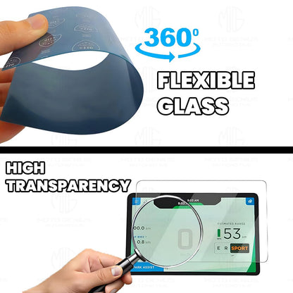 Speedometer Screen Protector for Ather Bike | 9H Hardness, Anti-Scratch and Anti Fingerprint, Easy Installation