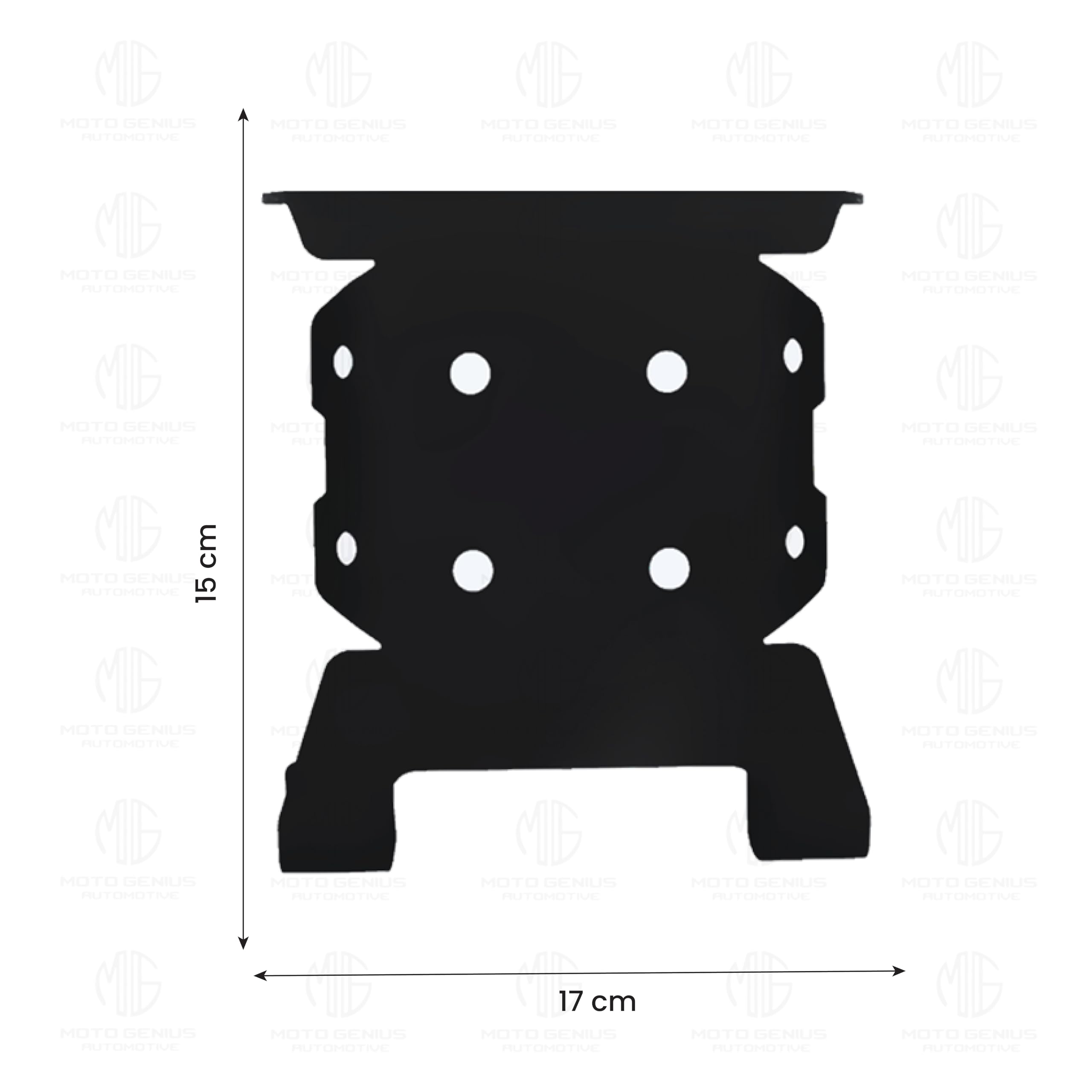 MOTO GENIUS Himalayan Jerry Can Mount | Heavy Duty Mounting Bracket for Jerry Cans |Rugged Design for Adventure Riding (Pack of 2) (BS4)