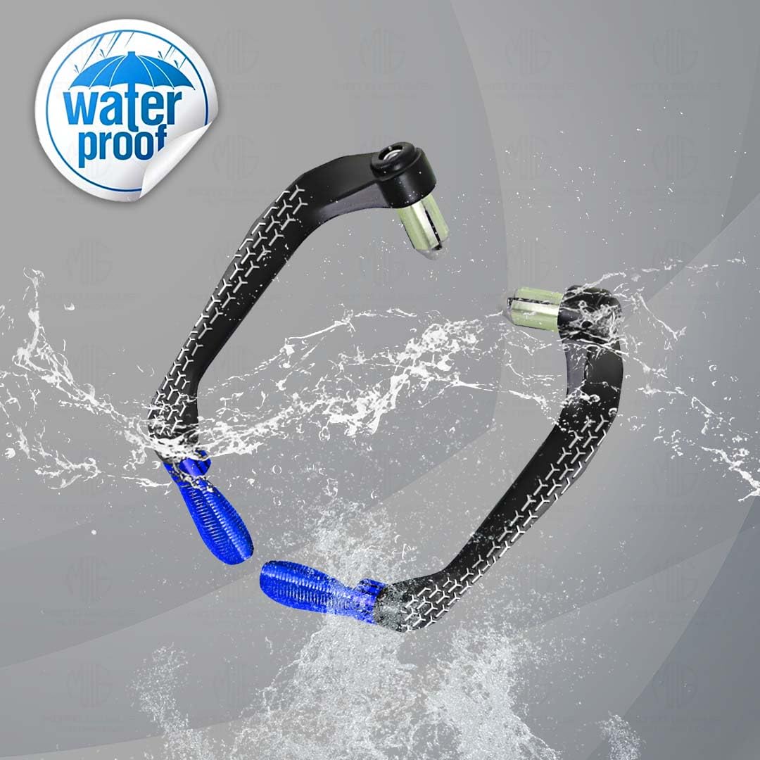 MOTO GENIUS 3D Design Universal CNC Handlebar Brake Clutch Lever Protector Guard for Motorcycles & Bikes | Durable and Stylish ()