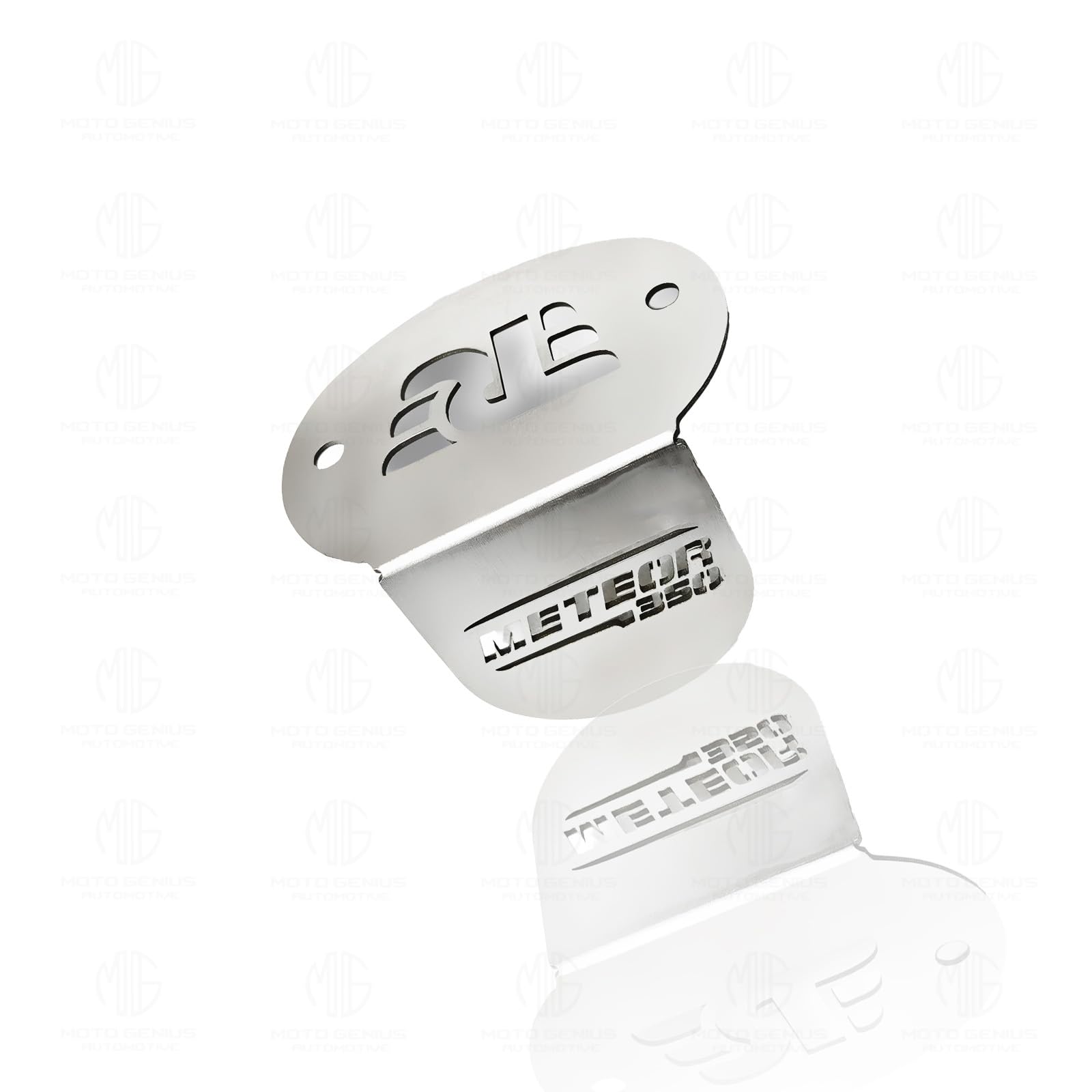 MOTO GENIUS Meteor Stainless Steel Front Disc Brake Fluid Reservoir Oil Cap for Bike Replacement for Enhanced Durability and Performance (Pack of 1) ()