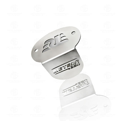 MOTO GENIUS Meteor Stainless Steel Front Disc Brake Fluid Reservoir Oil Cap for Bike Replacement for Enhanced Durability and Performance (Pack of 1) ()