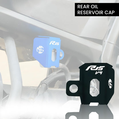 MOTO GENIUS Rear Brake Oil Container Guard for R15 V4 | Durable Protection and Stylish Design for Motorcycles R15-V4