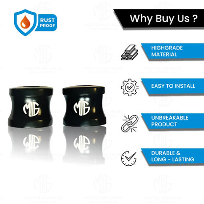 MOTO GENIUS Adjustable Handle Riser for KTM Duke Motorbike | Enhances Comfort and Control | Height Riser Clamp Compatible with Duke 125 200 250 390 (Set of 1)