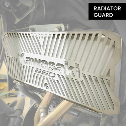MOTO GENIUS Stainless Steel Radiator Grill Cover Guard Protector for Ninja 650 | Engine Cooling Protection | Rust-Resistant, Durable, Easy Installation