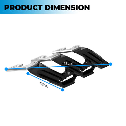 Universal  Shocker Protector for Motorbikes | Front Fork Fender Guard | Anti-Fall Slider Protection | Durable & Easy Fit