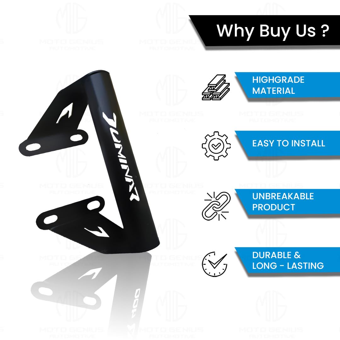 MOTO GENIUS Motorcycle Smartphone GPS Mount for Dominar 400 | Mobile Phone Holder GPS Frame Mount Dominar Motor Bike(Pack of 1)