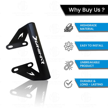 MOTO GENIUS Motorcycle Smartphone GPS Mount for Dominar 400 | Mobile Phone Holder GPS Frame Mount Dominar Motor Bike(Pack of 1)