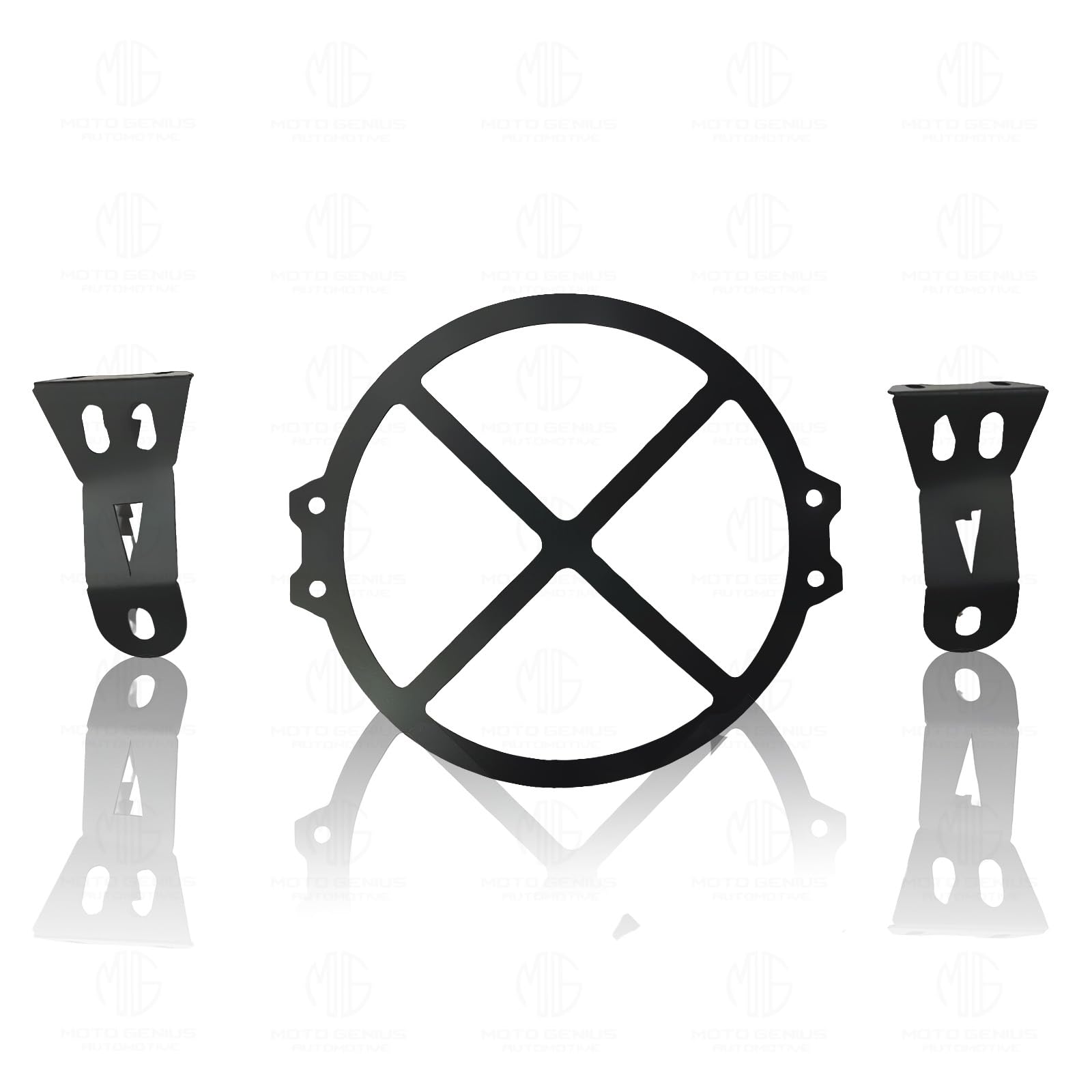 MOTO GENIUS Front Headlight Grill Guard for RE Himalayan 450 Motorbike | Durable Metal Protective Head Light Frame Protector