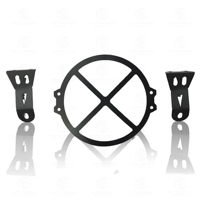 MOTO GENIUS Front Headlight Grill Guard for RE Himalayan 450 Motorbike | Durable Metal Protective Head Light Frame Protector