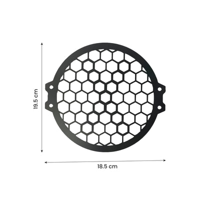 MOTO GENIUS Front Headlight Grill Guard for HUNTER Motorbike | Durable Metal Protective Head Light Frame Protector