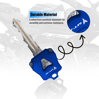 CNC Aluminum Key Shell Case Cover for MT15 Motorbike | Premium Protection with Stylish Finish