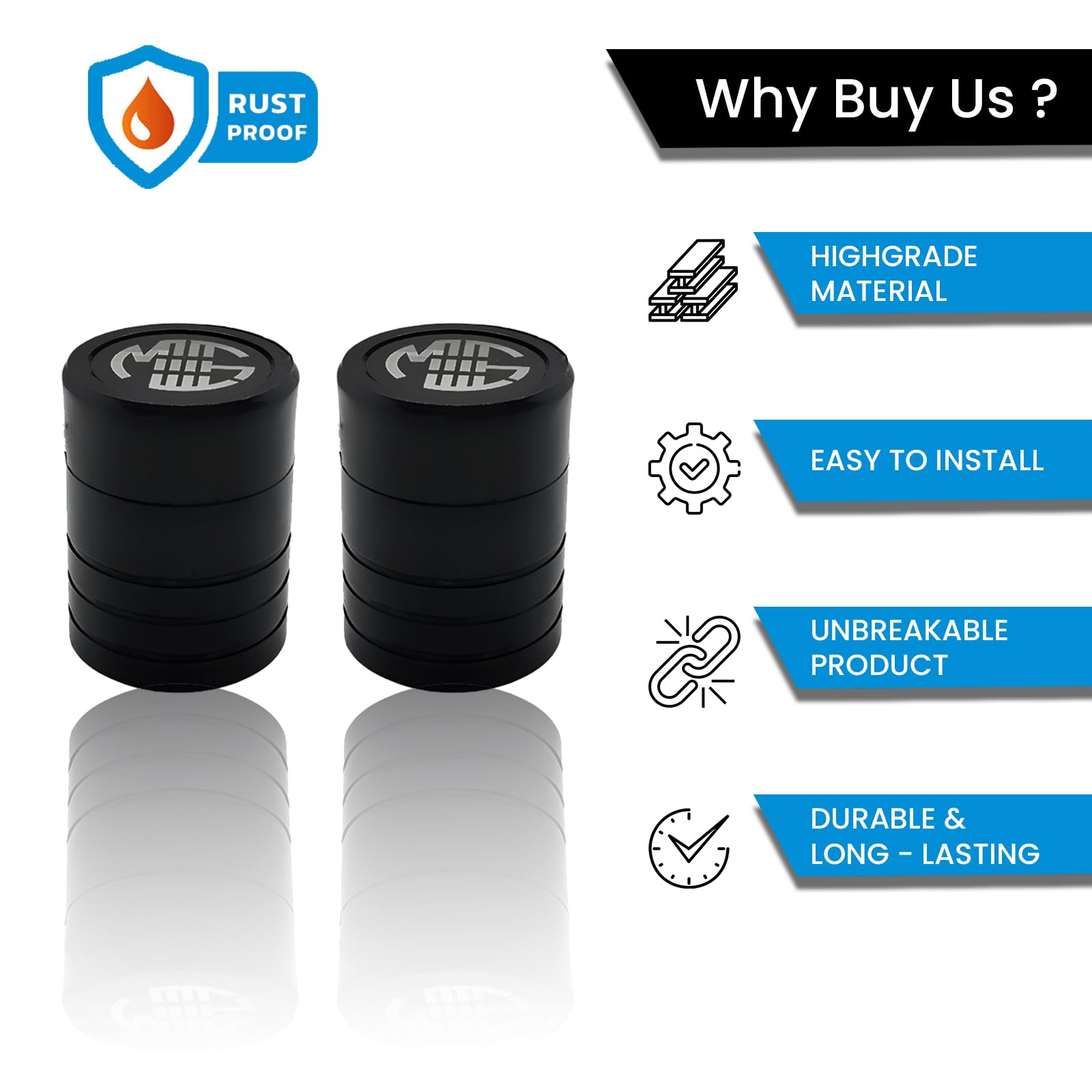 MOTO GENIUS Front Wheel Fork Sliders Crash Protectors for R15 V4 | High Strength Crash Protectors for Enhanced Safety