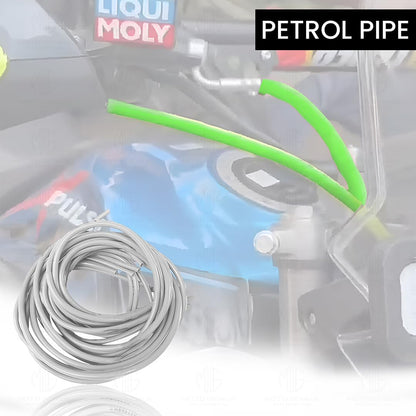 MOTO GENIUS 1 Meter Motorcycle Petrol Gas Oil Delivery Tube Pipe, Fuel Gasoline Hose for Motorbike, ATV and Scooter ()