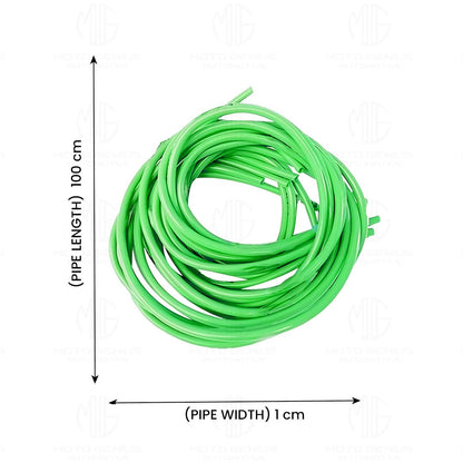 MOTO GENIUS 1 Meter Motorcycle Petrol Gas Oil Delivery Tube Pipe, Fuel Gasoline Hose for Motorbike, ATV and Scooter ()