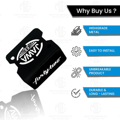 MOTO GENIUS Front Disc Brake Fluid Reservoir Oil Cap for JAWA 42 Motorbike | Replacement for Enhanced Durability and Performance