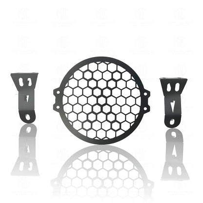 Front Headlight Grill Guard for RE Interceptor | Durable Metal Protective Head Light Frame Protector