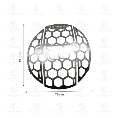 MOTO GENIUS Front Headlight Grill Guard for Reborn Classic 350 |Durable Stainless Steel Protective Head Light Frame Protector