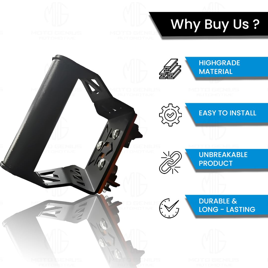 MOTO GENIUS Motorcycle Smartphone GPS Mount for KTM Adventure | Mobile Phone Holder GPS Frame Mount Adventure Motor Bike(Pack of 1)