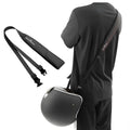 Helmet carrier shoulder Belt / Strap, Hands-Free, Adjustable, Breathable Polyester Shoulder Strap for Easy Helmet Carry