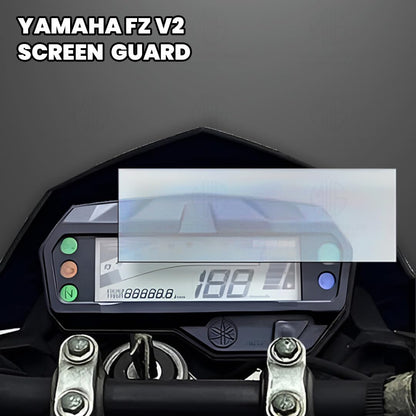 MOTO GENIUS 9H Hardness Speedometer Screen Protector for FZ V2 | Scratch Guard & Anti Glare Film