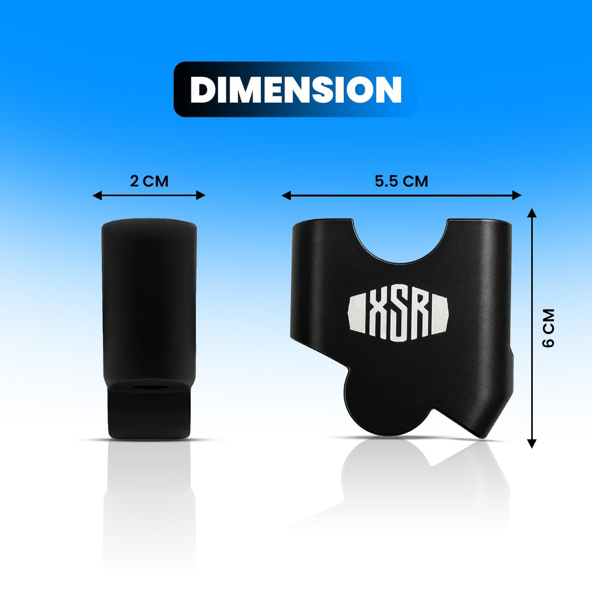 Aluminium Angular Handle Riser Clamp for XSR 155 Series | Adjustable Height & Reach Anti-Rust Anodized Handlebar Extender