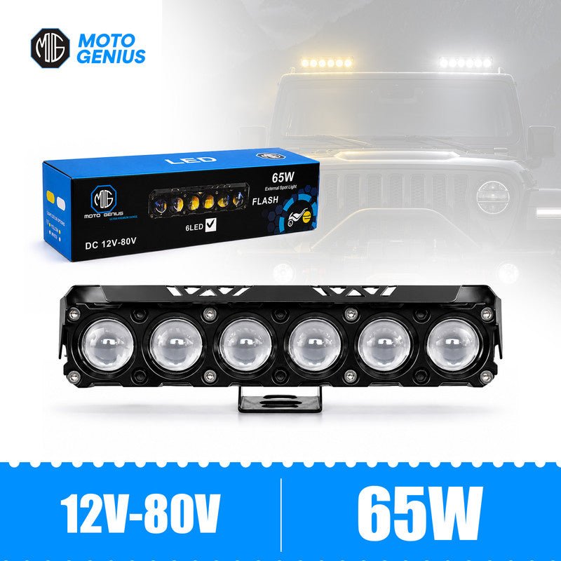 65W 6 LED Fog Light for Car, Bike, Truck & Van | Super Bright Waterpro ...