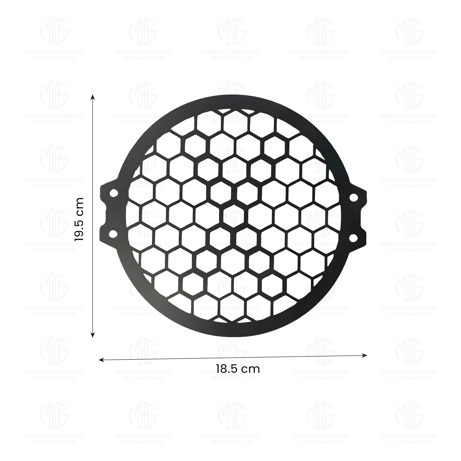 Front Headlight Grill Guard for RE Interceptor | Durable Metal Protective Head Light Frame Protector